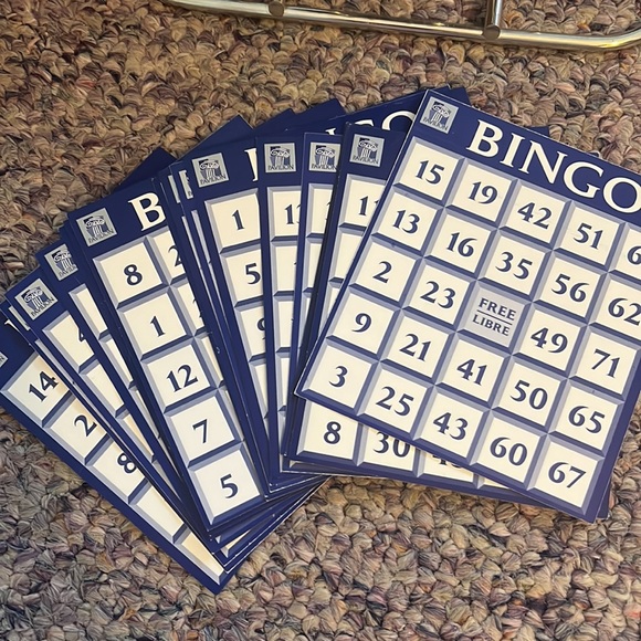 Deluxe Cage Bingo Set Game in wood Box - Picture 8 of 12